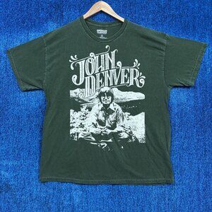 John Denver Spirit Album Cover Folk Country Legend Tee OS